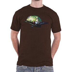 Gorillaz Dirty Harry Helmet Band Logo Official T-shirt